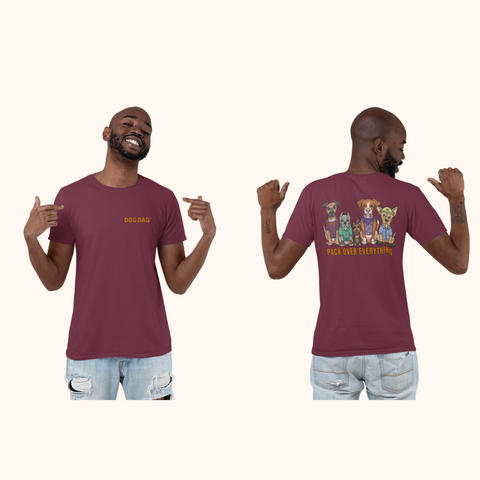 DOG DAD | Pack Over Everything Tee